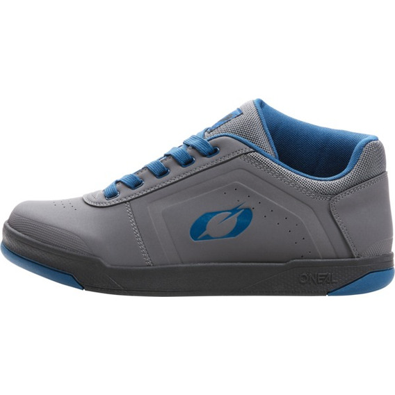 Zapatillas Bicicleta Oneal Pinned Pro Flat V.22 Gris/azul