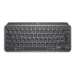 Teclado Bluetooth Logitech Master Series Mx Keys Mini Qwerty Español Color Grafito Con Luz Blanca