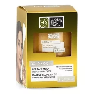 Máscara Facial Global Beauty Care Gold Or 50ml Tipo De Pele Todo Tipo