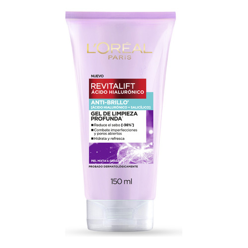 Gel De Limpieza L'oréal Paris Revitalift 150 Ml Momento de aplicación Día/Noche Tipo de piel Grasa