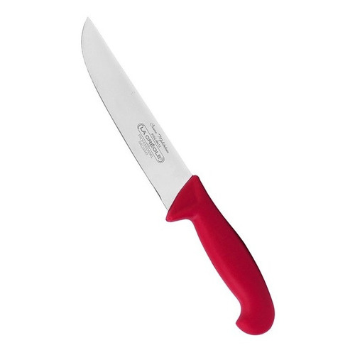 Cuchillo Carnicero 6 Pulgadas Profesional Premium La Creole Color Rojo