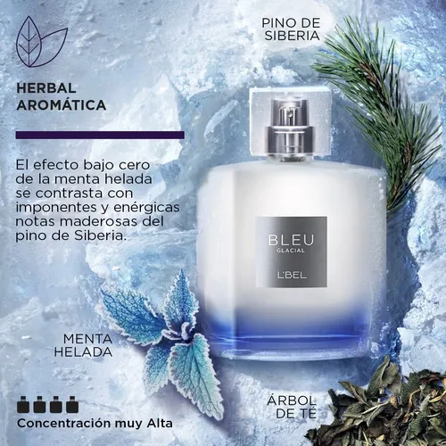 Perfume Bleu Glacial Para Hombre Larga Duraci n Lbel Env o gratis