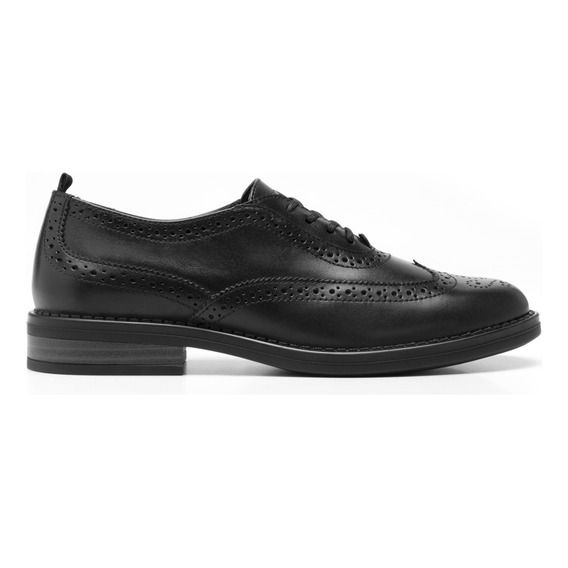 Mocasines Y Oxfords Flexi Para Mujer Estilo 126903 Negro