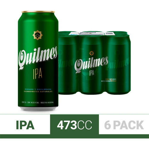 Cerveza Quilmes Ipa 473ml X6