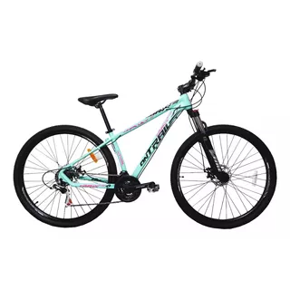 Mountain Bike Femenina Fire Bird On Trail R29 S 21v Frenos De Disco Mecánico Cambios Shimano Tourney Color Turquesa/rosa/negro  