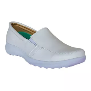 Zapato Blanco Para Enfermera,comodo, Calzado Institiucional