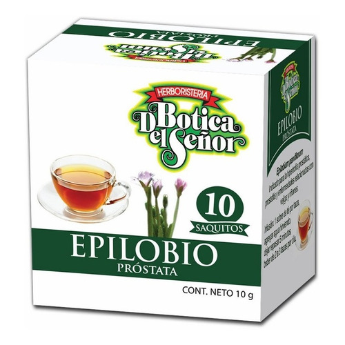 Té De Epilobio Botica Del Señor 10 Saquitos