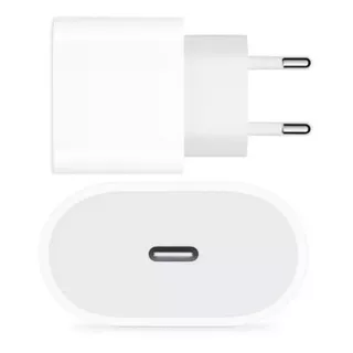 Fonte Carregador Tomada Tipo C 20w iPhone + Cabo Usb C