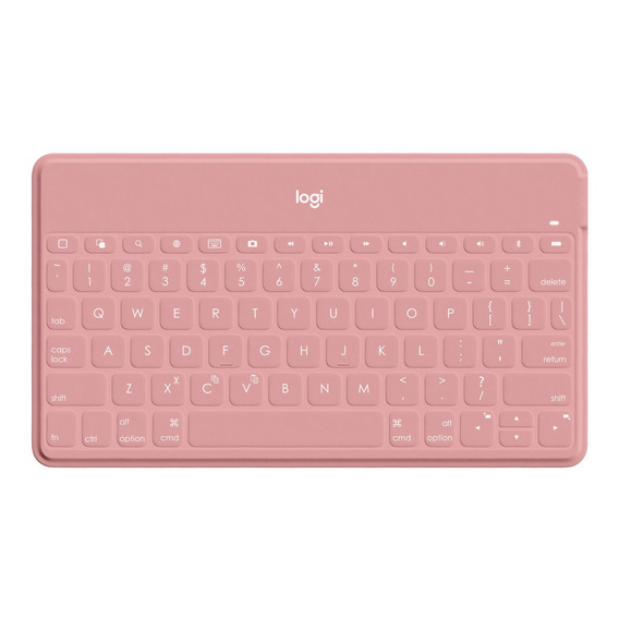 Teclado bluetooth Logitech Keys-To-Go QWERTY inglés UK color blush