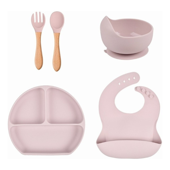 Gift Silicone Baby Bibs Dinner Plate .