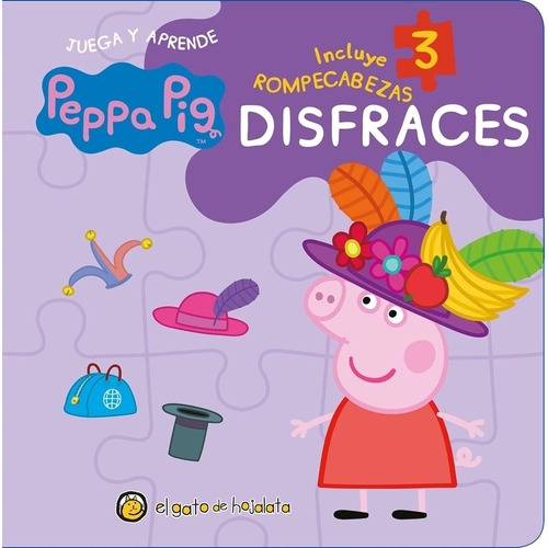 Disfraces - Juega Y Aprende Peppa Pig - 3 Rompecabezas