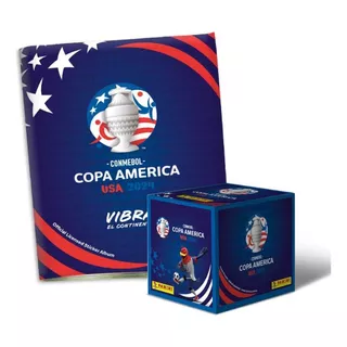 Pack Album + Caja De Barajitas Copa America Usa 2024 Panini