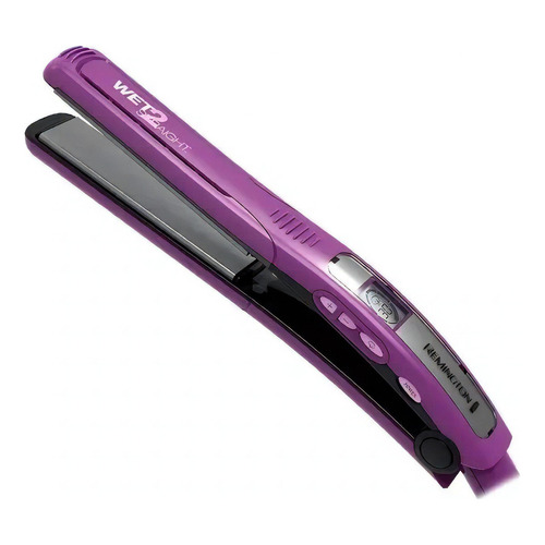 Plancha Cabello Remington Wet 2 Delgada Seca Y Alisa Color Violeta