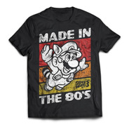 Camiseta Mario Bros Old School Rock Activity