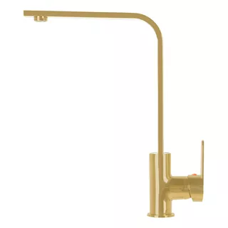 Torneira Cozinha Monocomando Misturador Gourmet Luxo Za-1173 Cor Dourado