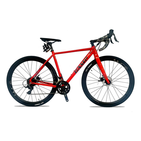 Bicicleta Camp Gravel De Aluminio Nuevas Color Rojo Tamaño Del Cuadro 52 Cm