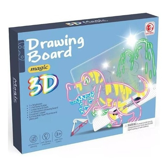 Tablero De Dibujo En 3d Pizarra Mágica