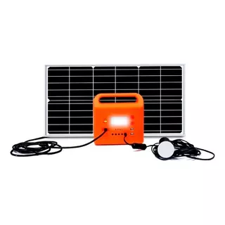 Kit Solar Portatil Energiu 40w/6v Con Salida Usb Y Apto Led
