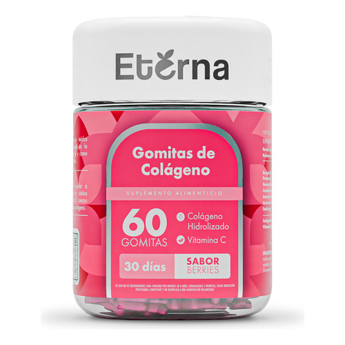 Gomitas Eterna De Colágeno más Vitamina C Sabor Berries