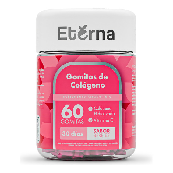 Gomitas Eterna De Colágeno más Vitamina C Sabor Berries