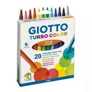 Marcadores Giotto Turbo Color X20 Colores