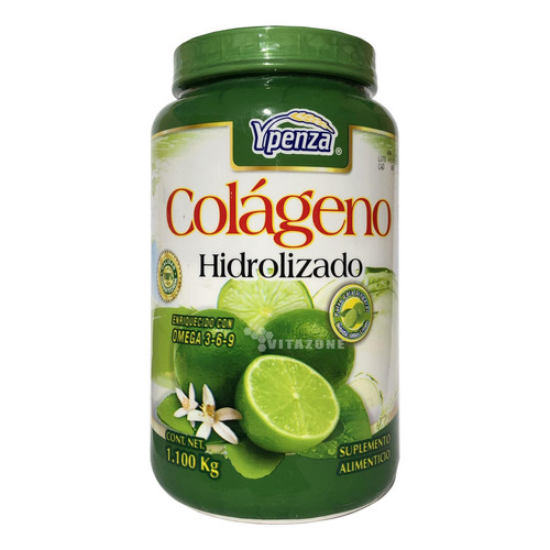 Suplemento en polvo Ypenza  Colágeno Hidrolizado sabor limón en pote de 1.1kg