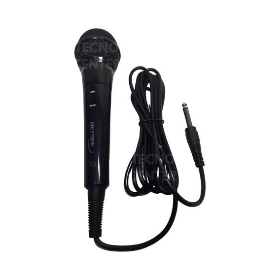 Microfono Karaoke PC Netmak Mc7 Cable 2mts Multiuso Dinamico