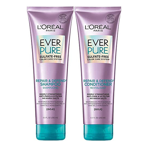  L'oreal Paris Everpure Repair And Defend Champu Y Acondicion