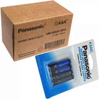 Caja De 48 Pilas Baterías Panasonic Aaa 12 Paquetes Original