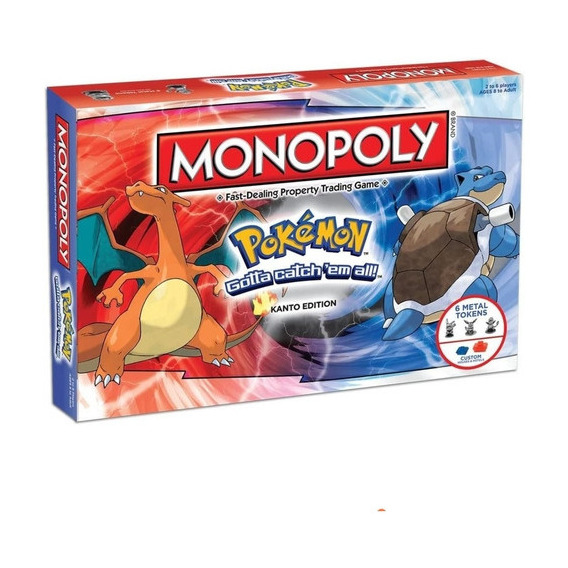 Monopoly Juego De Mesa - Pokémon Kanto Edition 