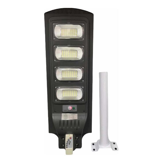 Lámpara Led Solar 120w Control Y Sensor + Soporte