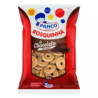 Biscoito Rosquinha Chocolate Panco Pacote 500g