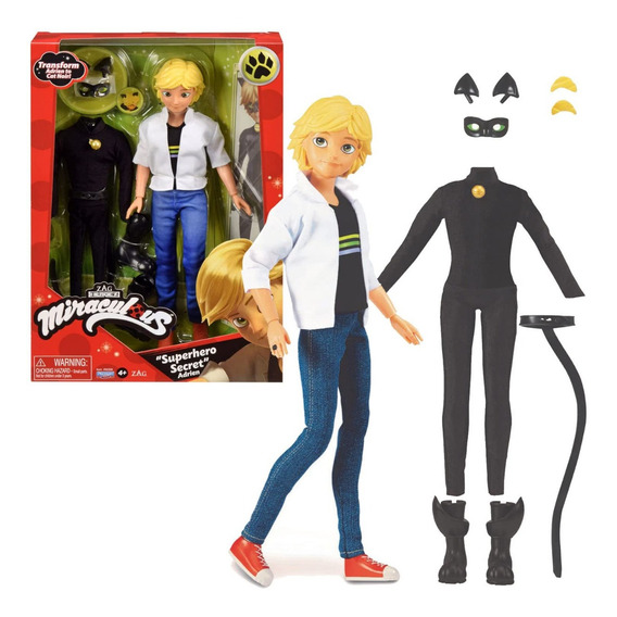 Miraculous Figura Cat Noir Secret Lujo 28 Cm Int 50358