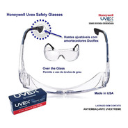 Óculos Uvex Sobrepor Lente Ultra Clear Uvextreme Original Nf