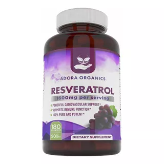 Vitaminas Trans Resveratrol En Capsulas 1450mg Antioxidante