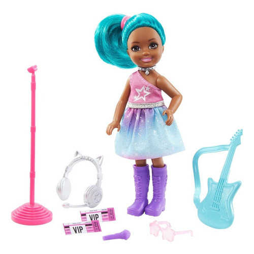 Barbie Chelsea Quiero Ser Estrella De Pop - Mattel