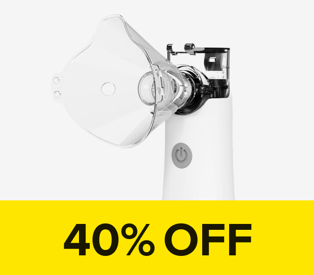 Nebulizadores, hasta 40% off