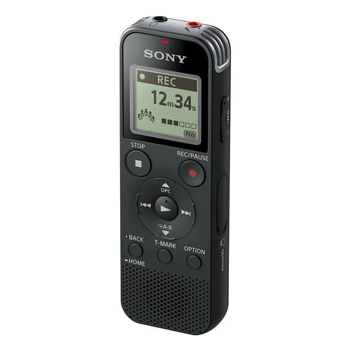Grabador Sony De Voz Digital Con Usb Integrado-icd-px470 Color Negro