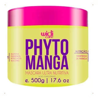 Máscara Ultra Nutritiva Phytomanga Widi Care Cream 500g