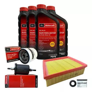 Kit Revisão Ká Ecosport 1.5 3 Cil Troca De Óleo 5w20 Filtros