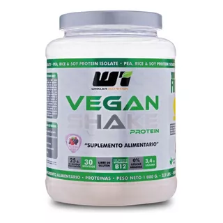 Proteina Vegana Vegan Shake 1 Kg. Winkler Nutrition Sabor Caramelo