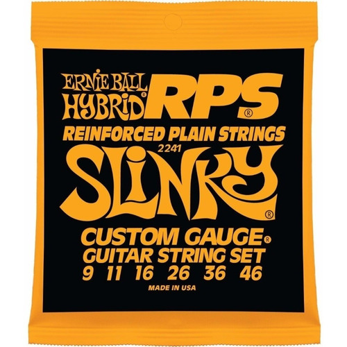 Ernie Ball 2241 Cuerdas Guitarra Electrica Rps Slinky 9-46