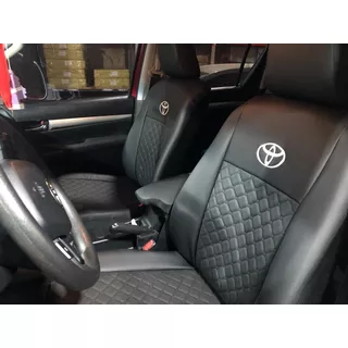 Cubreasiento Toyota Hilux Vigo ,cuero Ecologico Capitoneado