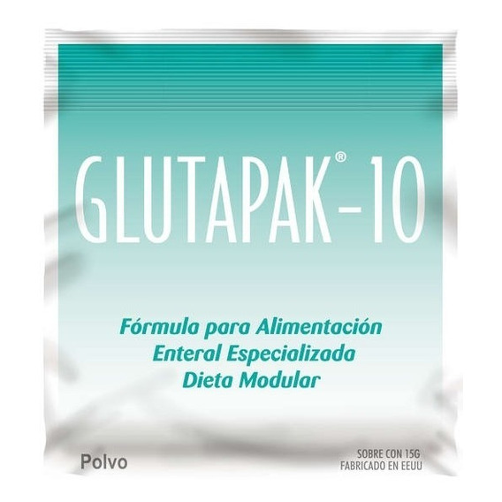 Glutapak-10 Sobre Con 15 G Suplemento En Polvo Sabor Sin Sabor