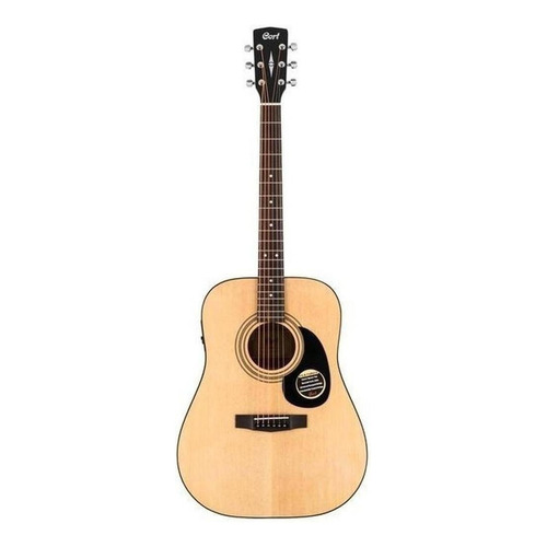 Guitarra acústica Cort Standard AD810E AD810E para diestros natural open pore satin