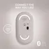 Mouse Wireless Bluetooth Logitech Pebble M350 Grey Milk Color Marrón