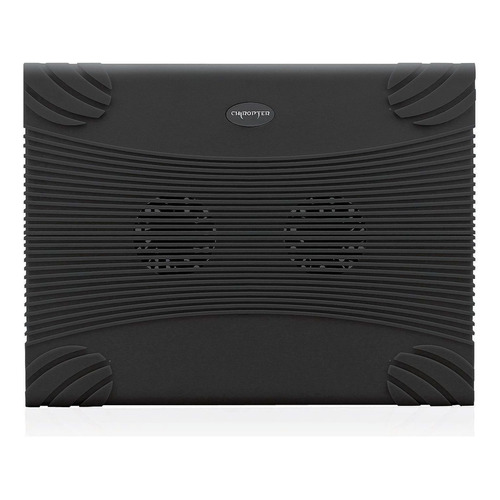 Base Para Notebook Con Doble Cooler Wesdar Black (wd-k-505f) Color Negro