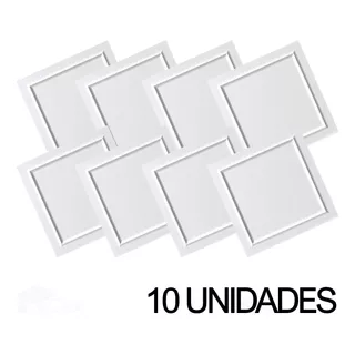 10 Placas 3d Adesivas Para Parede - Boiserie 50x50cm 