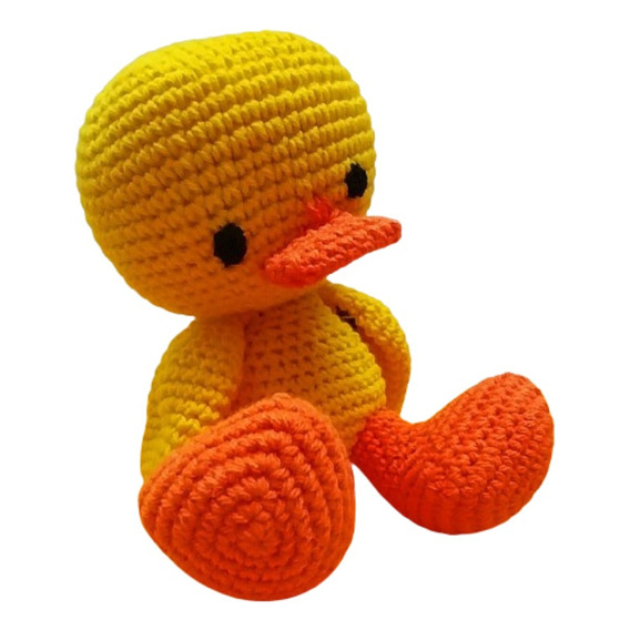 Muñeco Apego Pato Amigurumi Tejido Crochet