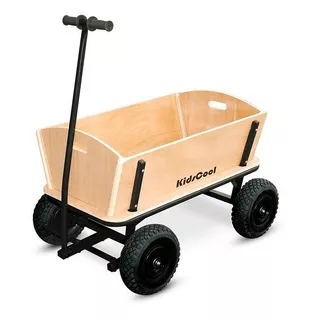 Carrito De Arrastre Para Niños Wagon Madera - Kidscool